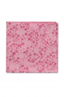 Bubblegum Pink Floral Pocket Square