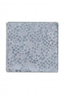 Dusty Blue Floral Pocket Square