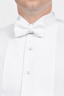Classic White Pique Bow Tie
