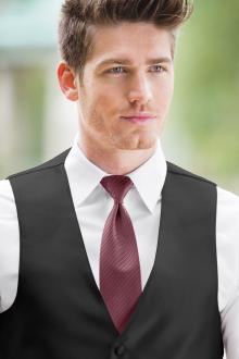 Striped Expressions Rosewood Windsor Tie