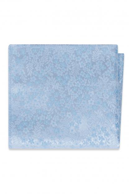 Lite Blue Floral Pocket Square