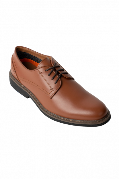 Chestnut Oxford Plain Toe Shoe