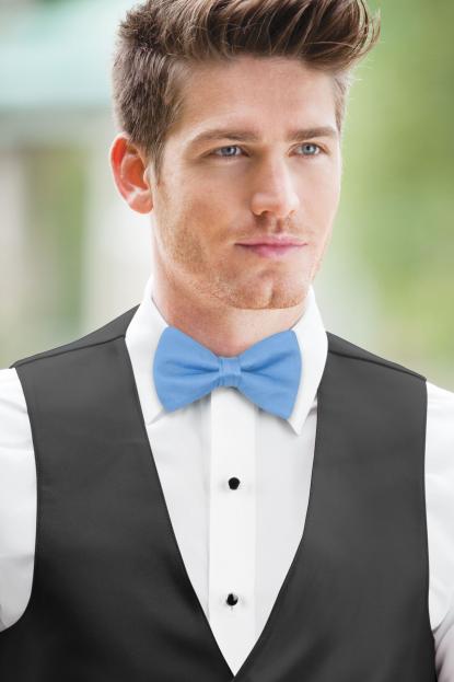 Blue Ice Simply Solids Bow Tie