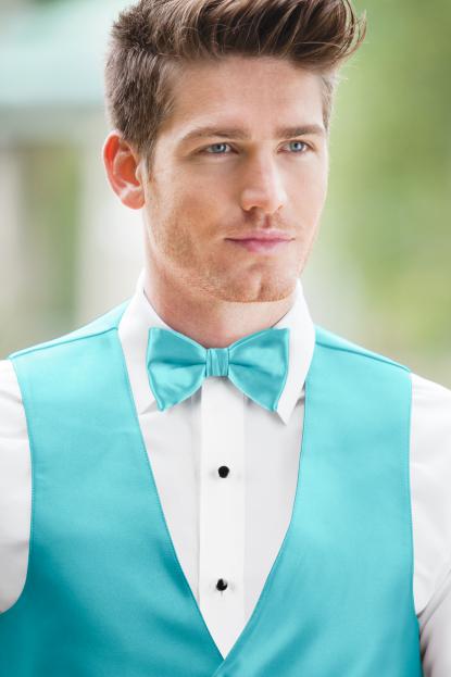 Expressions Turquoise Bow Tie