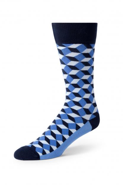 Blue Beeline Optical Socks
