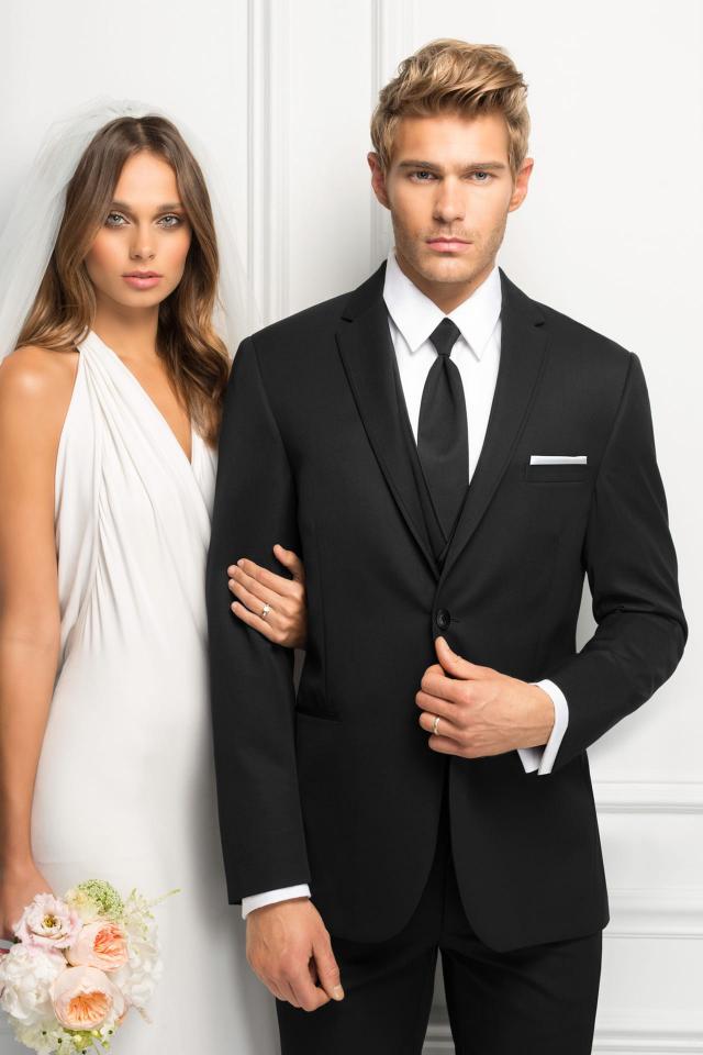 Wedding Suit Black Michael Kors Sterling